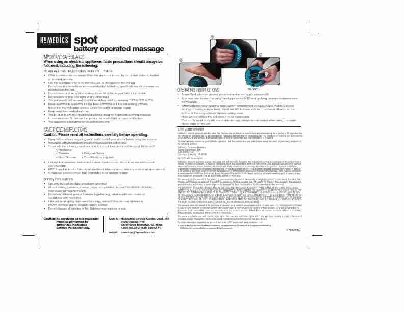 HoMedics Pedicure Spa battery operated massager-page_pdf